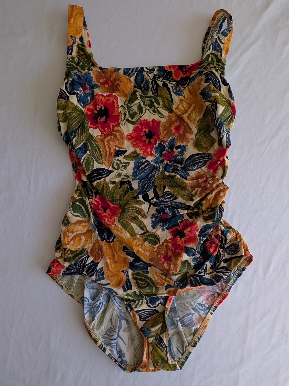 Jantzen Classic Swimsuit Label with Teal and Red Logo